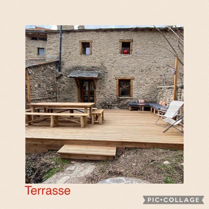 Villa L'Eterlou Authentique Partie De Corps De Ferme 10Pers. Targassonne Esterno foto